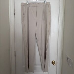 Old Navy Taylor Wide-Leg Cream Trousers (TALL) *worn once*
